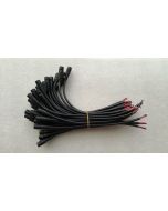 100 pieces of 18AWG DC female power cord cable connector