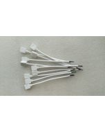 10 pieces of 4-pin male RGB LED cable wire connector