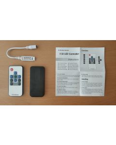 10 keys RF wireless remote mini RGB LED controller