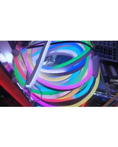 24V 20 meters 1200 LEDs IP67 waterproof WS2811 RGB 5050 LED neon light ribbon
