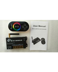 2.4GHz RF touch control remote full color RGB LED controller