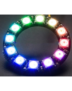 5V 12 LEDs digital WS2812B programmable pixel LED light ring