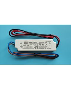 IP67 level Mean Well LPV-20-12 constant voltage output single output power supply LED driver