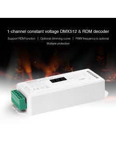 MiBoxer D1-CX 1 channel constant voltage single color DMX & RDM decoder
