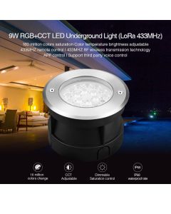 MiBoxer RD-9L MiLight 9W ip68 RGB+CCT LED underground light