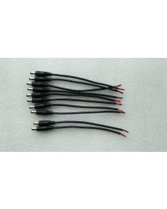 10 pieces of DC power supply female cord cable connector