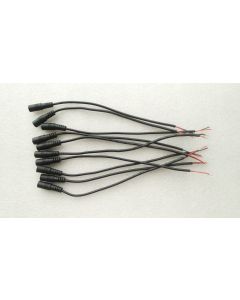 10 pieces of DC power supply male cord cable connector