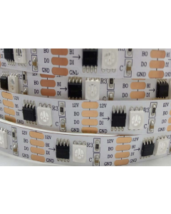 12V 5 meters 150 LEDs IP20 non-waterproof smart intelligent CS8208 dream color RGB 5050 LED light strip
