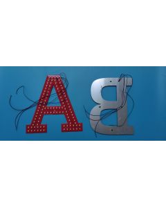 12V alphabet ultra bright RGB LED letter module light