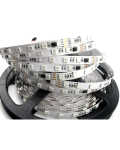 24V 5 meters 300 LEDs IP20 non-waterproof digital programmable GS8206 RGB 5050 LED strip