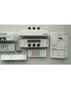 2.4GHz RF wireless remote triple rotary knobs RGB LED controller