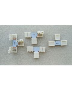 3-pin 10mm width LED strip free soldering connectors