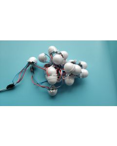 30mm A type 12V 20 nodes WS2811 addressable programmable RGB 5050 LED point pixel light
