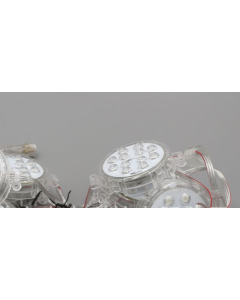80mm 24V C type 20 nodes waterproof RGBWY 5050 LED point light