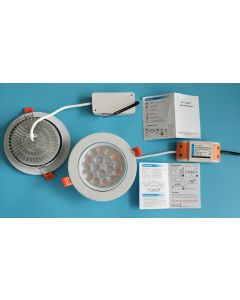 Fut062 futLight MiLight 9W RGB+CCT LED ceiling spotlight