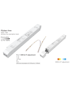 LTech 5-in-1 LM-150-12-G2A2 constant voltage 0-10V LED dim CT controller driver