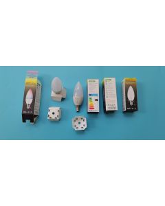 MiBoxer FUT108 MiLight 4W futLight E14 base RGB+CCT LED candle light