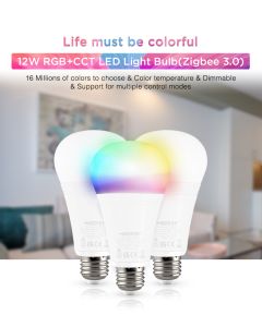 MiLight Fut105Z MiBoxer 12W RGB+CCT futLight LED bulb (Zigbee 3.0)
