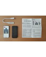 10 keys RF wireless remote mini RGB LED controller