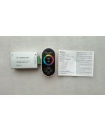 RF remote 8 keys touch aluminum case RGB LED